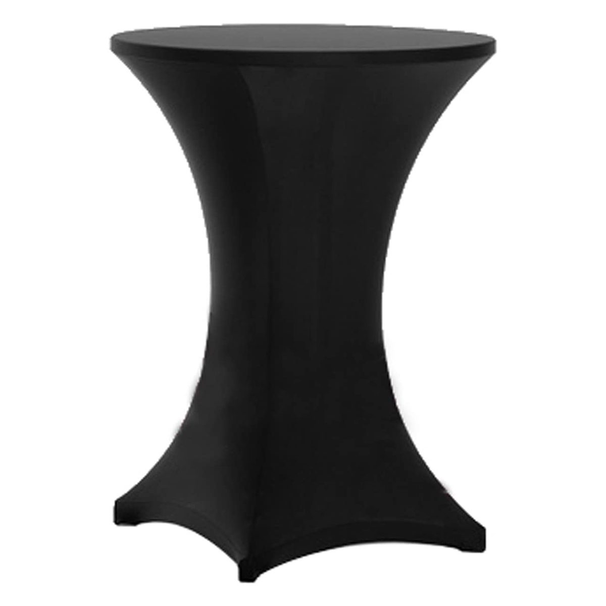 42 (inch tall) 30 (inch round) Wood Cocktail Tall Table with Spandex Table Cover